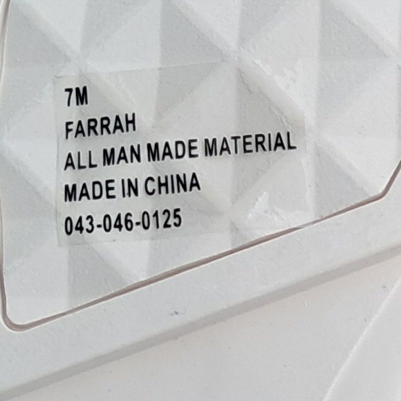 Aerosoles Farrah Womens White Daisy Floral Thong Sandals Flip Flops Size 7M NWOT - Picture 7 of 7